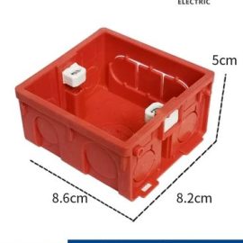 HONGDI Kotak Saklar Inbow 86mm PC Anti Api - 3 Warna Merah Material Premium Tahan Panas