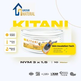 KITANI Kabel NYM 3 x 1.5 MM 10 M Tembaga Kawat