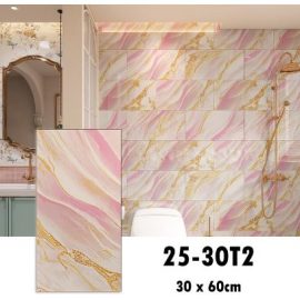 20pcs 30x60cm Granit Wallpaper Dinding Kamar Stiker VINYL.