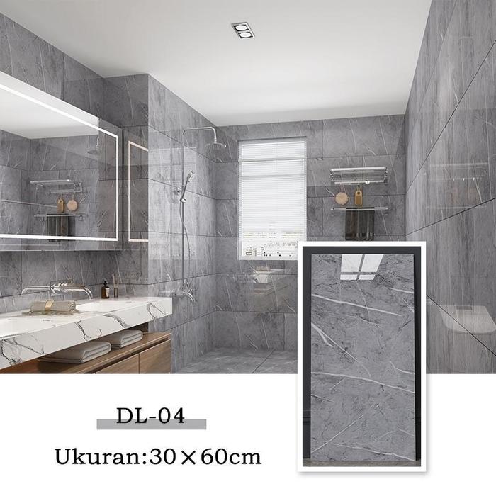 20pcs 30x60cm Granit Wallpaper Dinding Stiker VINYL Cabinet Marbel Pvc stiker aesthetic QTDL-01 - Image 4