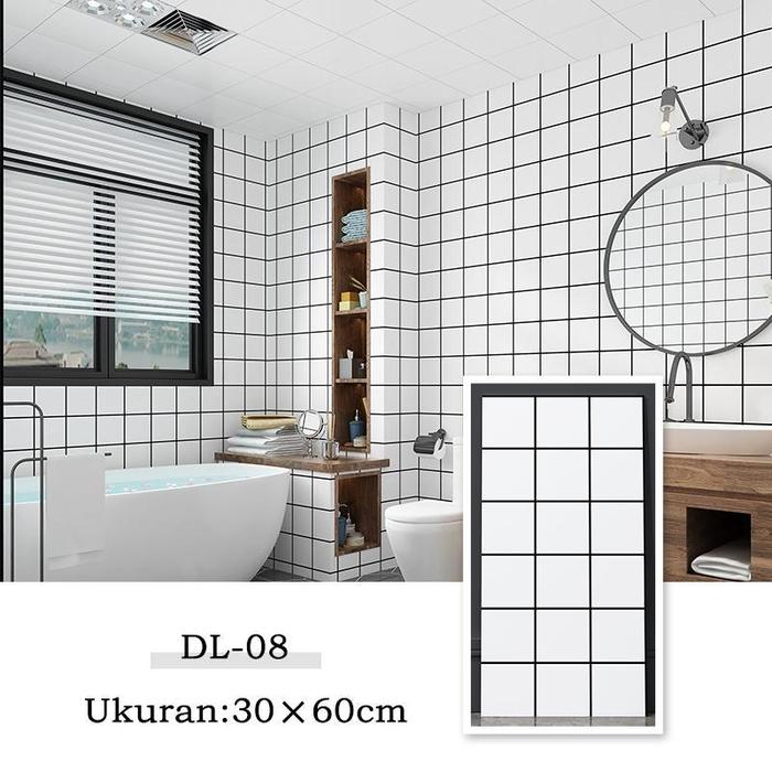 20pcs 30x60cm Granit Wallpaper Dinding Stiker VINYL Cabinet Marbel Pvc stiker aesthetic QTDL-01 - Image 7