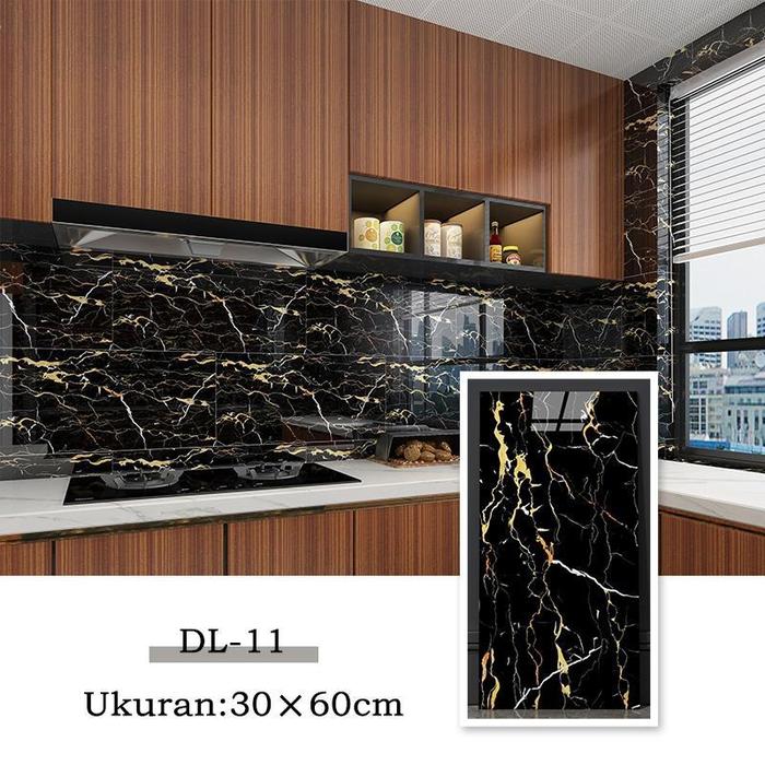 20pcs 30x60cm Granit Wallpaper Dinding Stiker VINYL Cabinet Marbel Pvc stiker aesthetic QTDL-09 - Image 4