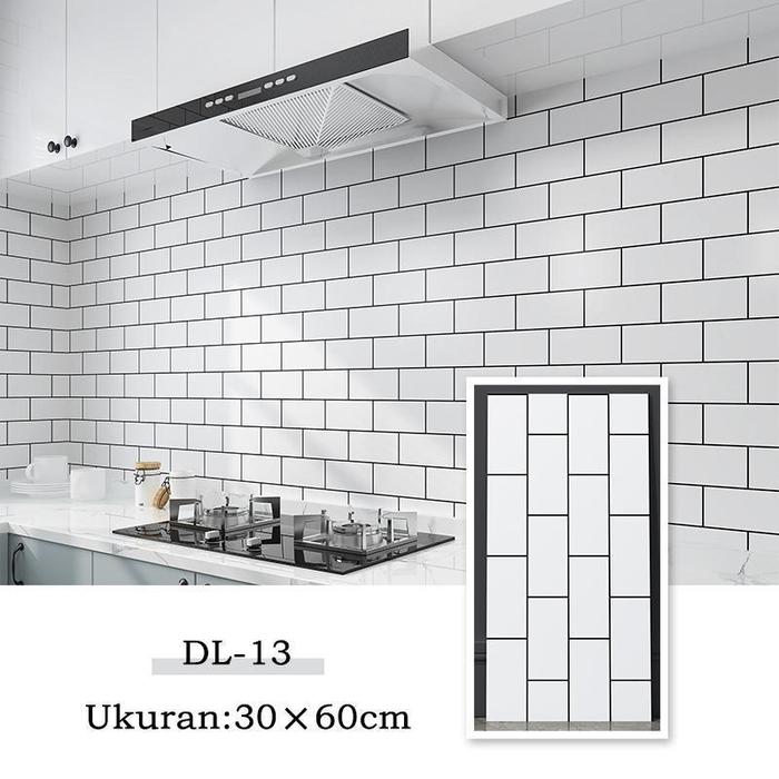 20pcs 30x60cm Granit Wallpaper Dinding Stiker VINYL Cabinet Marbel Pvc stiker aesthetic QTDL-01 - Image 8