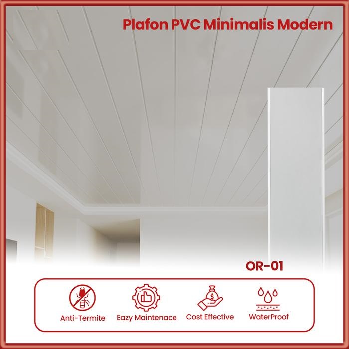 Plafon PVC 3meter x 20cm 8mm
