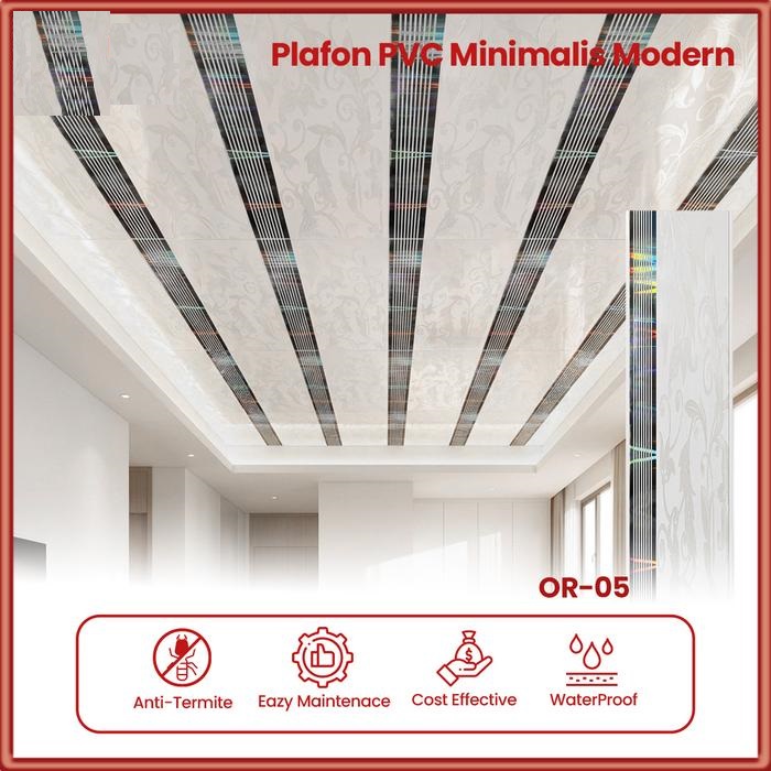 Plafon PVC 3meter x 20cm 8mm