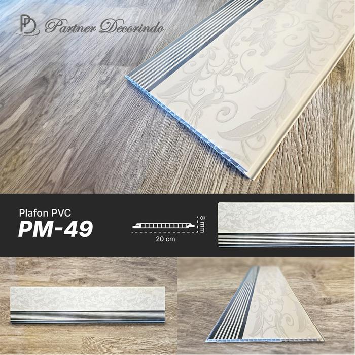 Plafon PVC Serat Kayu