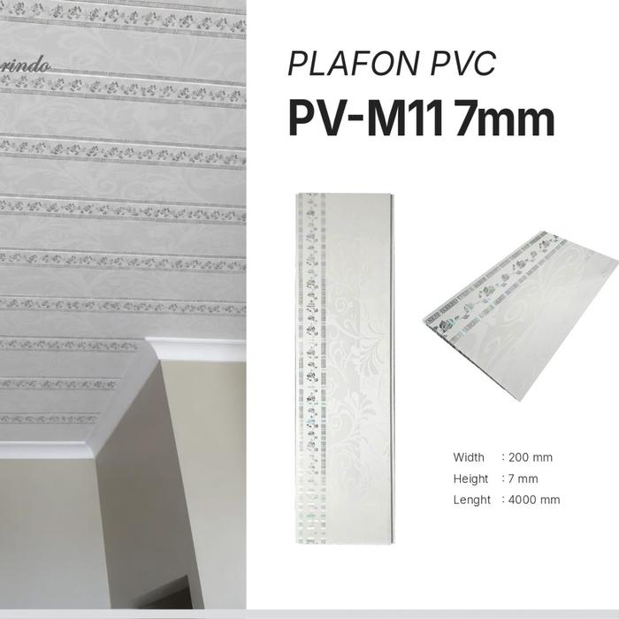 Plafon PVC Serat Kayu