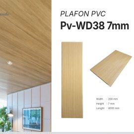 Plafon PVC Serat Kayu