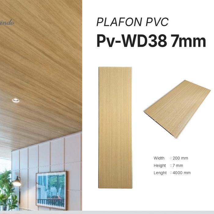 Plafon PVC Serat Kayu