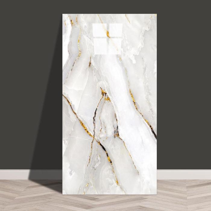 20pcs 30x60cm Granit Wallpaper Dinding Stiker VINYL Cabinet Marbel Pvc stiker aesthetic QTDL-42